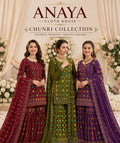 Chunri Collection – 3 Piece Printed Suit