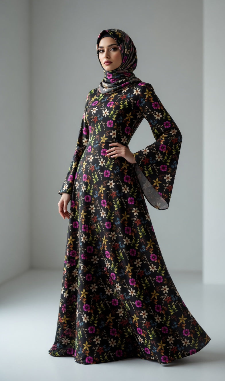 Dorea Lawn 3PC Printed Suit Long Dupatta